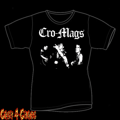 Cro Mags Band Logo Design Tee