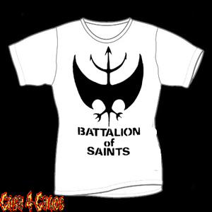 Battalion of Saints "Bat Logo" Black Design Tee