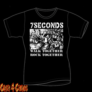 7 Seconds "Walk Together Rock Together" Design Tee