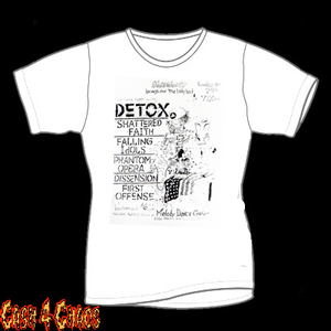 Detox "Gig Flyer" Black Design Tee