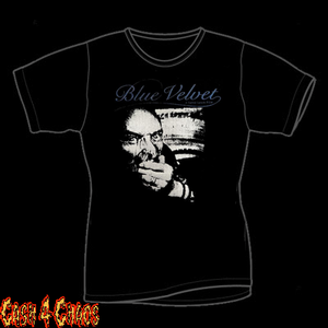 Blue Velvet "David Lynch Classic" Frank! Blue & White Design Tee