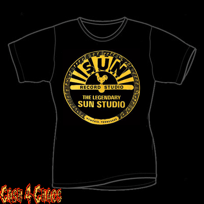 Sun Records Yellow Logo Design Baby Doll Tee