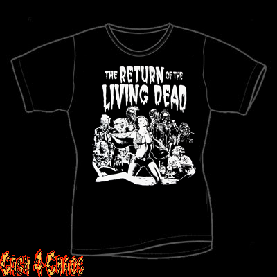 Return of The Living Dead Movie Poster Design Baby Doll Tee