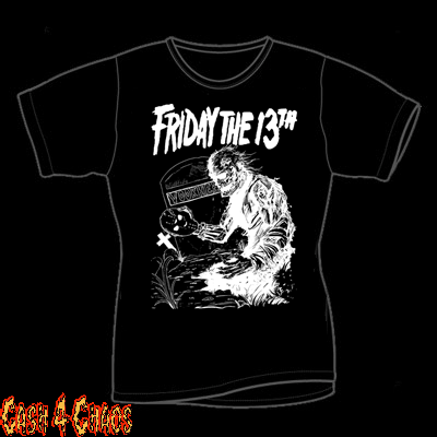Friday The 13th Resurrection of Jason Voorhees Design Baby Doll Tee