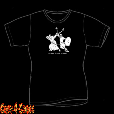Might Made Right Design Baby Doll Tee