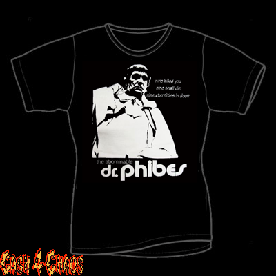 Dr. Phibes Movie Design Baby Doll Tee