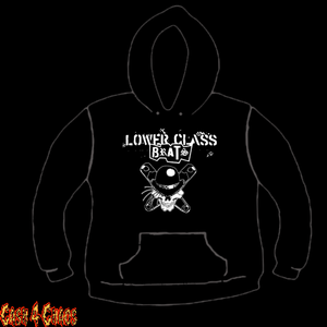 Lower Class Brats Logo Design Screen Printed Pullover Hoodie