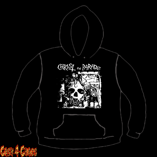 Christ on Parade L.P. Design Screen Printed Pullover Hoodie