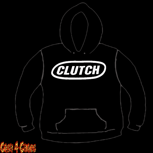 Clutch Logo Design Screen Printed Pullover Hoodie