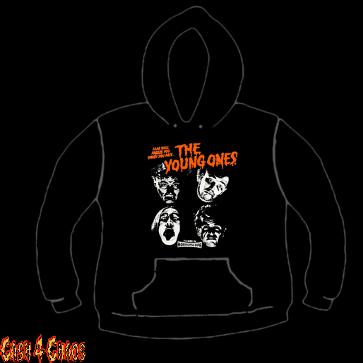 The Young Ones BBC Punk T.V. Classic \ Design Screen Printed Pullover Hoodie