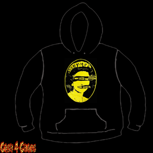 Sex Pistols "God Save The Queen" Yellow Design Screen Printed Pullover Hoodie