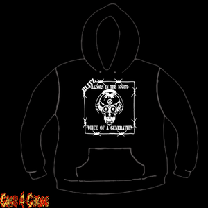 Blitz "Voice of A Generation" Design Screen Printed Pullover Hoodie