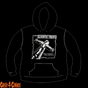 Agnostic Front "Don't Forget The Struggle" Design Screen Printed Pullover Hoodie