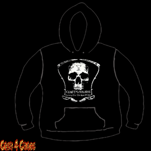 Goat Whore "Carving Out The Eyes of God" Design Screen Printed Pullover Hoodie