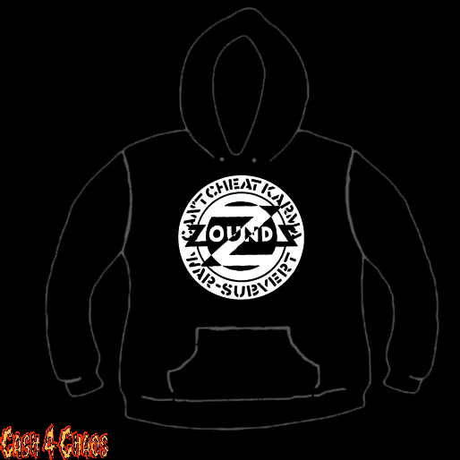 Zounds Band Logo Design Screen Printed Pullover Hoodie