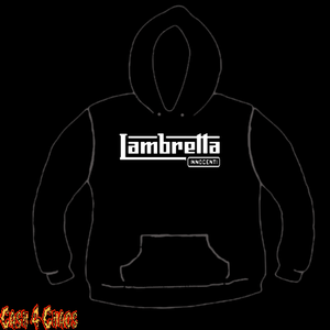 Lambretta "Innocenti Scooters" Logo Design Screen Printed Pullover Hoodie