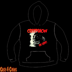 Creepshow The Movie "The Crate" Red & White Design Screen Printed Pullover Hoodie