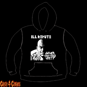 Ill Repute "What Happens Next" Design Screen Printed Pullover Hoodie