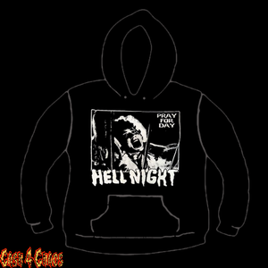 Hell Night "Linda Blair" Movie Poster Design Screen Printed Pullover Hoodie