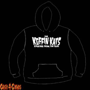 Koffin Kats "Straying From The Pack"Design Screen Printed Pullover Hoodie