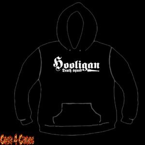 Hooligan Death Squad "Bat w/ Nails" Design Screen Printed Pullover Hoodie