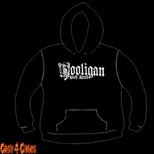 Hooligan Death Squad "Old English" Design Screen Printed Pullover Hoodie