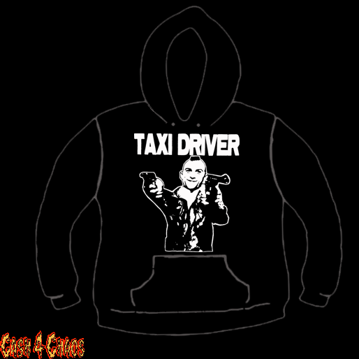 Taxi Driver Robert De Niro Design Screen Printed Pullover Hoodie