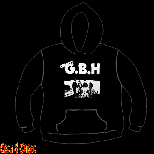 GBH Band Design Screen Printed Pullover Hoodie