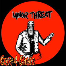 Minor Threat 1"  Pin / Button / Badge #b15