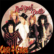 New York Dolls 2.25" BIG Button/Badge/Pin BB200