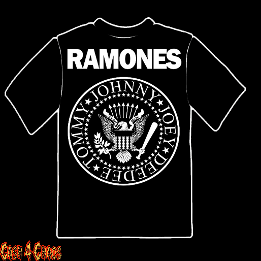 Ramones Band Seal Logo Design Tee