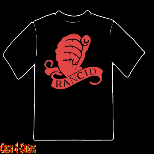 Rancid Red Fist Design Tee (Avaliable in multiple colors)
