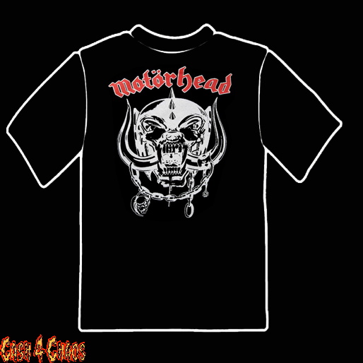 Motorhead War Pig White & Red Design Tee
