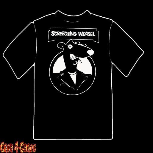Screeching Weasels 2nd Record Cover Design Tee