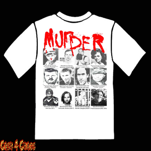 Murderers Top 12 Serial Killers of All Time Design Tee