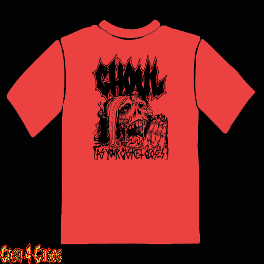 Ghoul As Your Casket Closes Black Design Tee