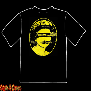 Sex Pistols "God Save The Queen" Yellow Design Tee