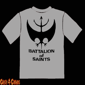 Battalion of Saints "Bat Logo" Black Design Tee (Avaliable in multiple colors)