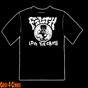 Filth "Live The Chaos" Design Tee
