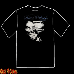 Blue Velvet "David Lynch Classic" Frank! Blue + White Design Tee