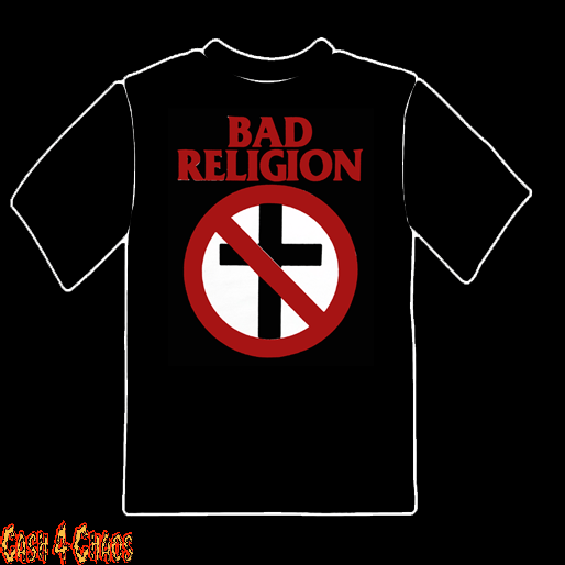 Bad Religion Anti Cross Logo Design Tee