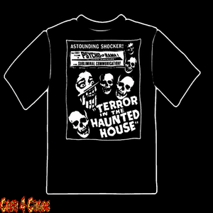 Terror In The Haunted House Design Tee