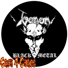Venom Black Metal Pin 1